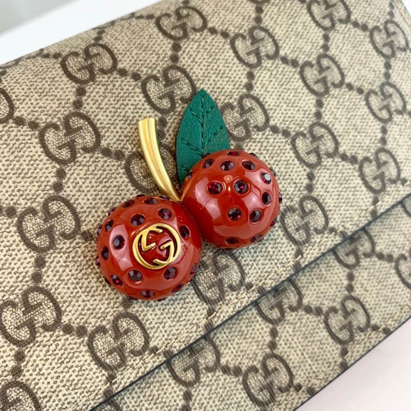 Replica Gucci Gg Supreme Mini Bag With Cherries Mm 481290 - Image 4
