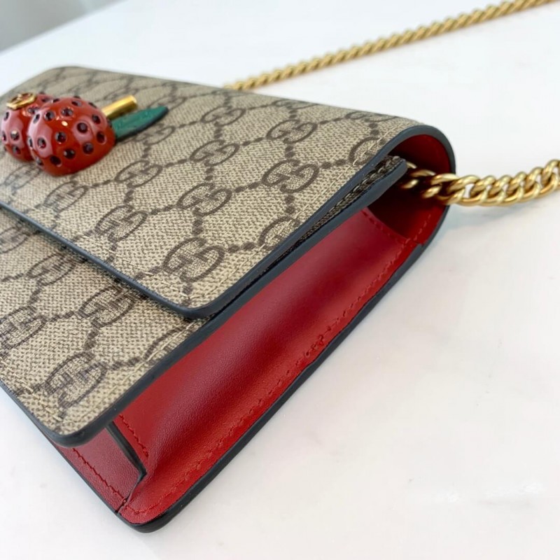 Replica Gucci Gg Supreme Mini Bag With Cherries Mm 481290 - Image 5