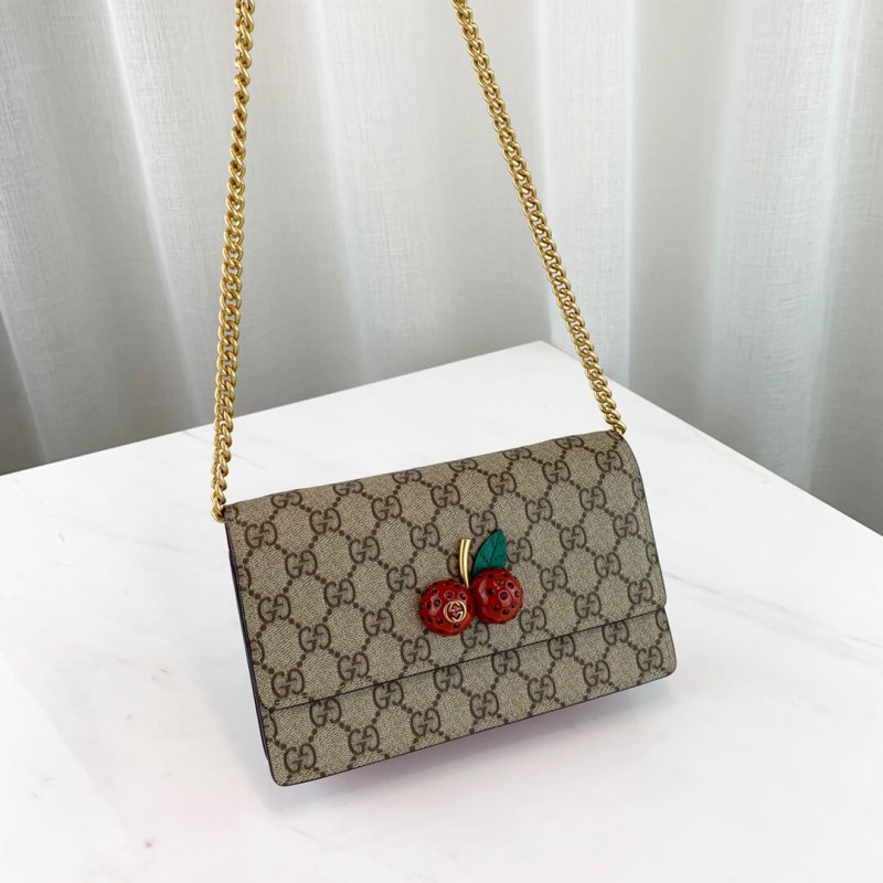 Replica Gucci Gg Supreme Mini Bag With Cherries Mm 481290