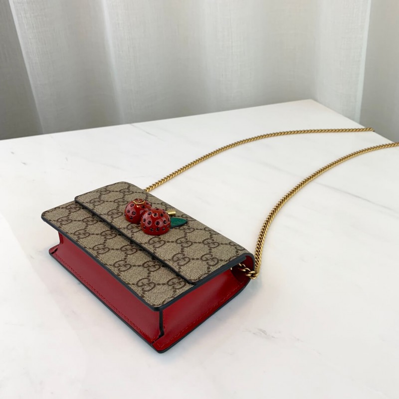 Replica Gucci Gg Supreme Mini Bag With Cherries Pm 481291 - Image 3