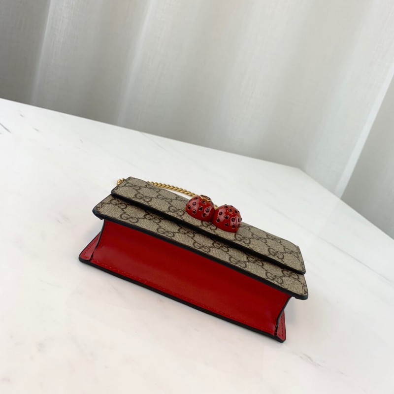 Replica Gucci Gg Supreme Mini Bag With Cherries Pm 481291 - Image 4