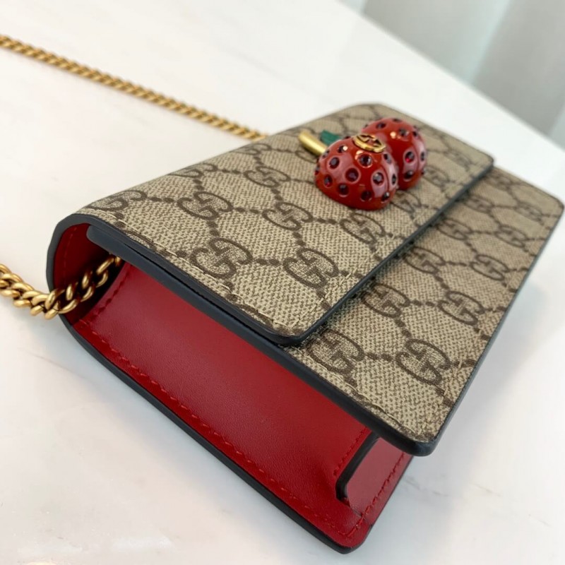 Replica Gucci Gg Supreme Mini Bag With Cherries Pm 481291 - Image 7