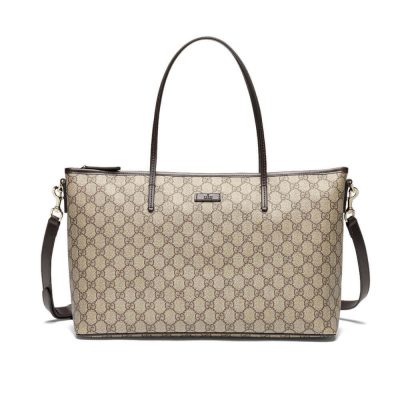 Replica Gucci Gg Supreme Zip Medium Tote Bag 353437