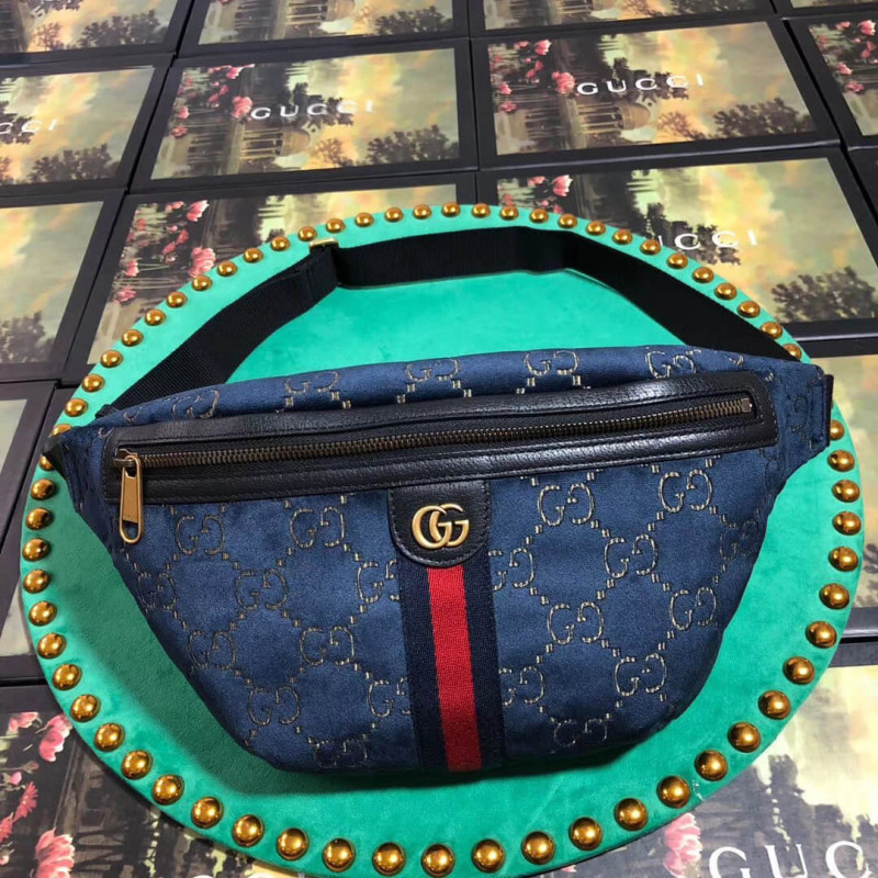 Replica Gucci Gg Velvet Belt Bag 574968 - Image 2
