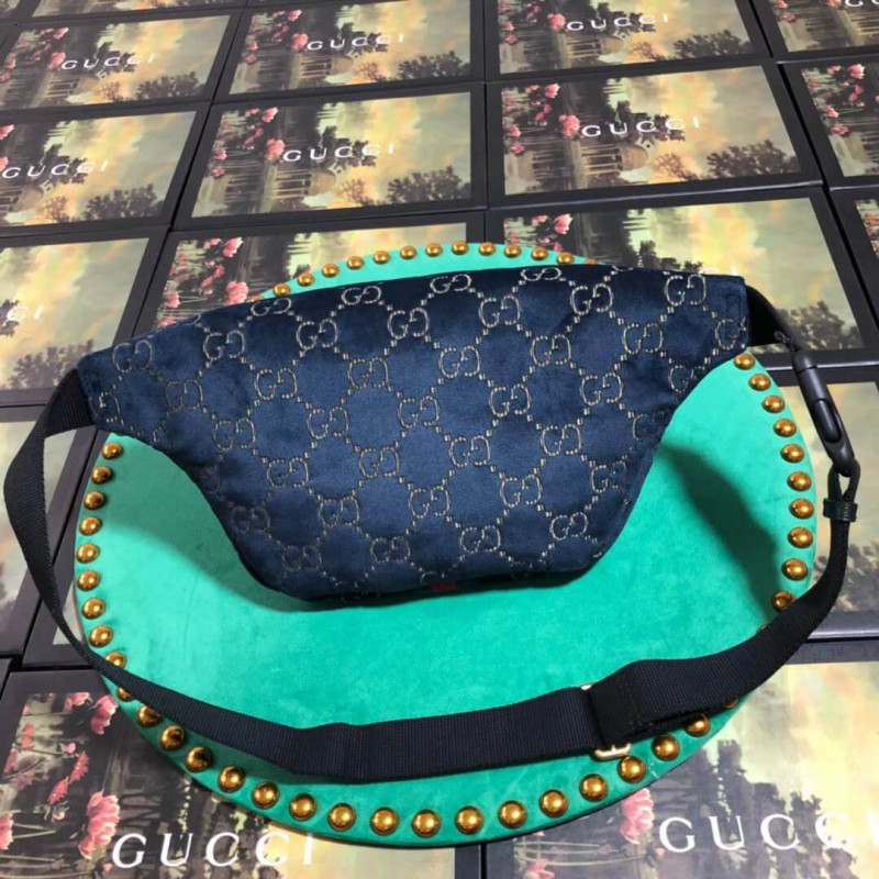 Replica Gucci Gg Velvet Belt Bag 574968 - Image 3
