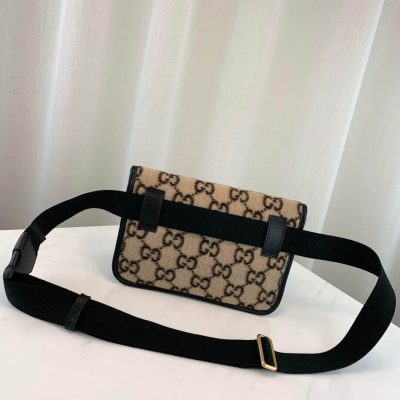 Alternative view of Replica Gucci Gg Wool Belt Bag 598181