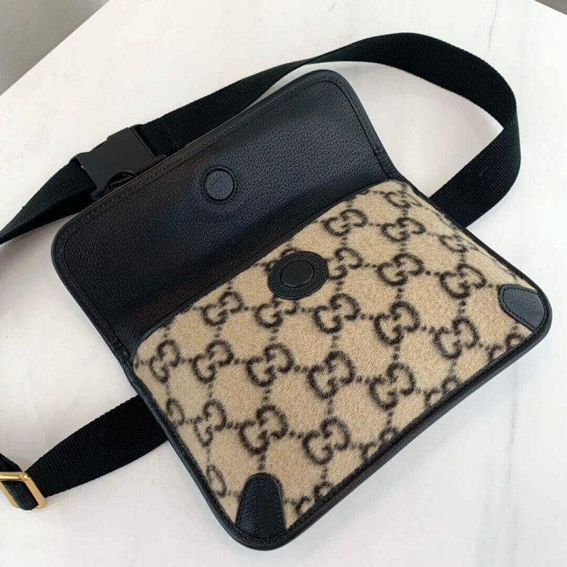 Replica Gucci Gg Wool Belt Bag 598181 - Image 4
