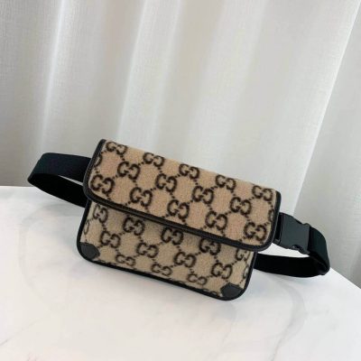 Replica Gucci Gg Wool Belt Bag 598181