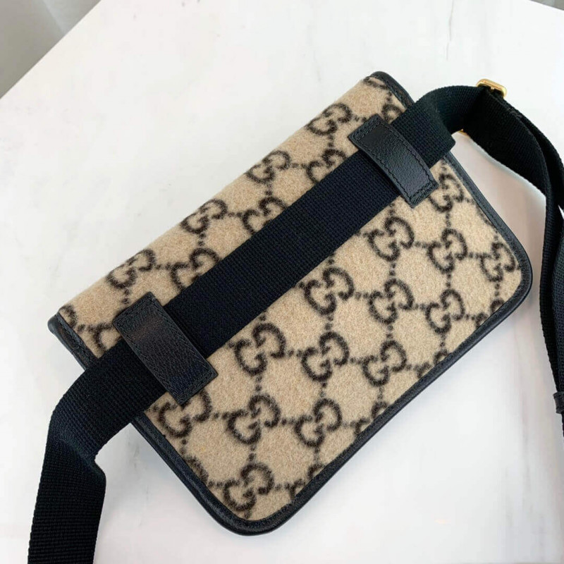 Replica Gucci Gg Wool Belt Bag 598181 - Image 6