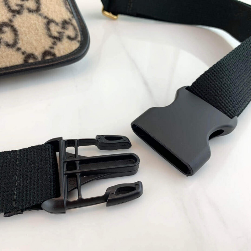 Replica Gucci Gg Wool Belt Bag 598181 - Image 8