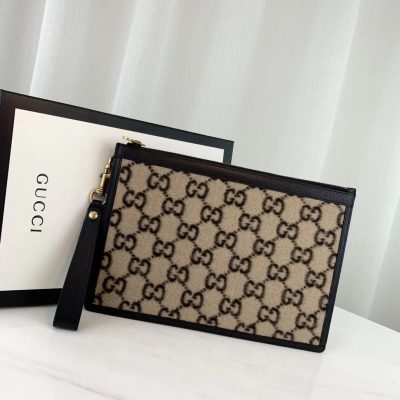 Alternative view of Replica Gucci Gg Wool Pouch 597627
