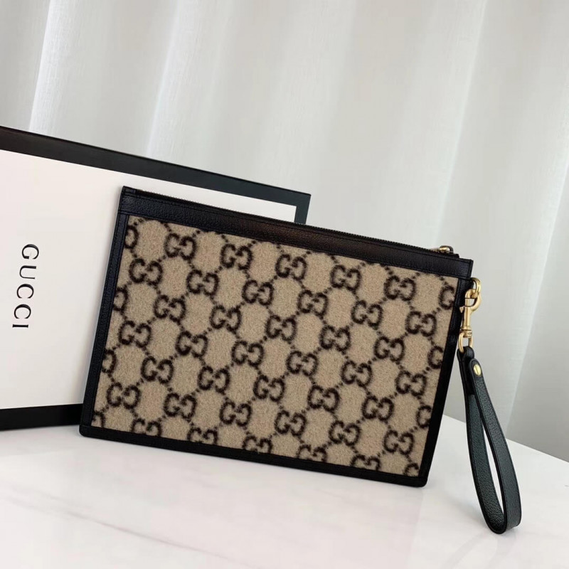Replica Gucci Gg Wool Pouch 597627 - Image 3