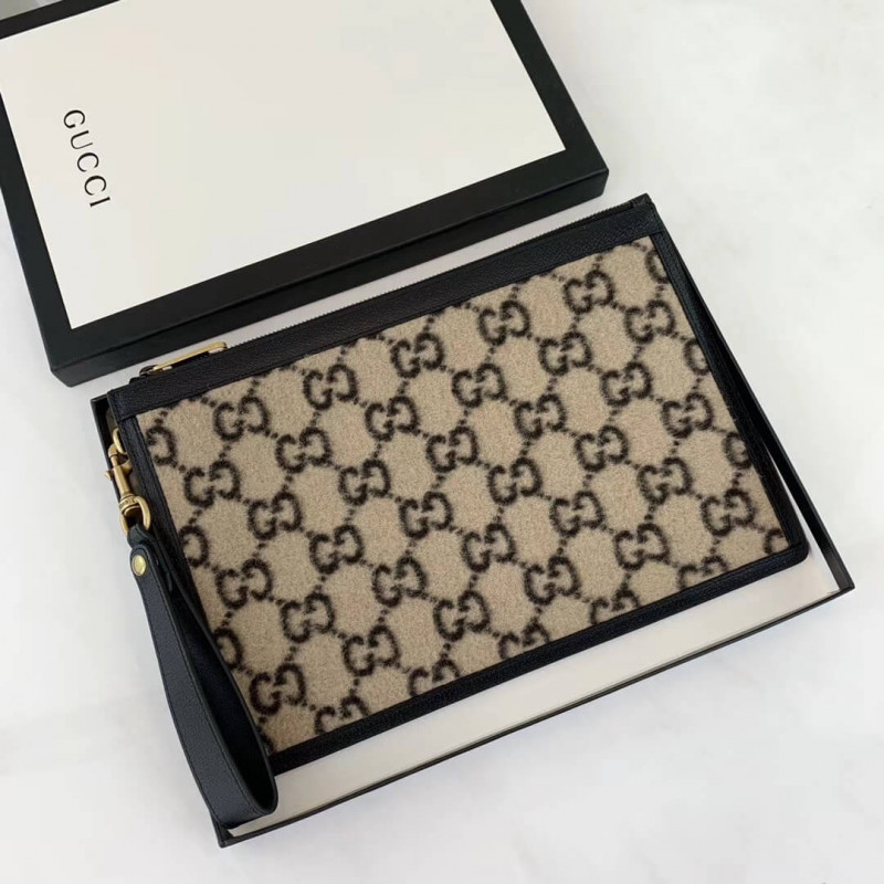 Replica Gucci Gg Wool Pouch 597627 - Image 10