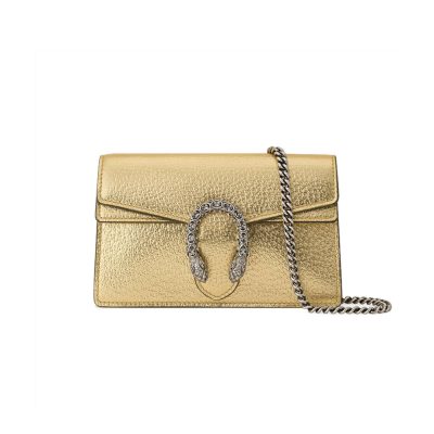 Alternative view of Replica Gucci Gold Dionysus Super Mini Bag 476432