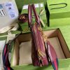 Best Replicas Bags - Gucci Horsebit 1955 GG Mini Bag 677212 in Burgundy GG Canvas Top Quality Louis Vuitton LV Replica Bags On Sales