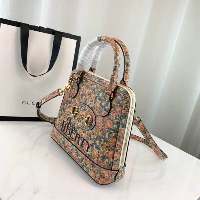 Alternative view of Replica Gucci Horsebit 1955 Liberty London Bag 621220
