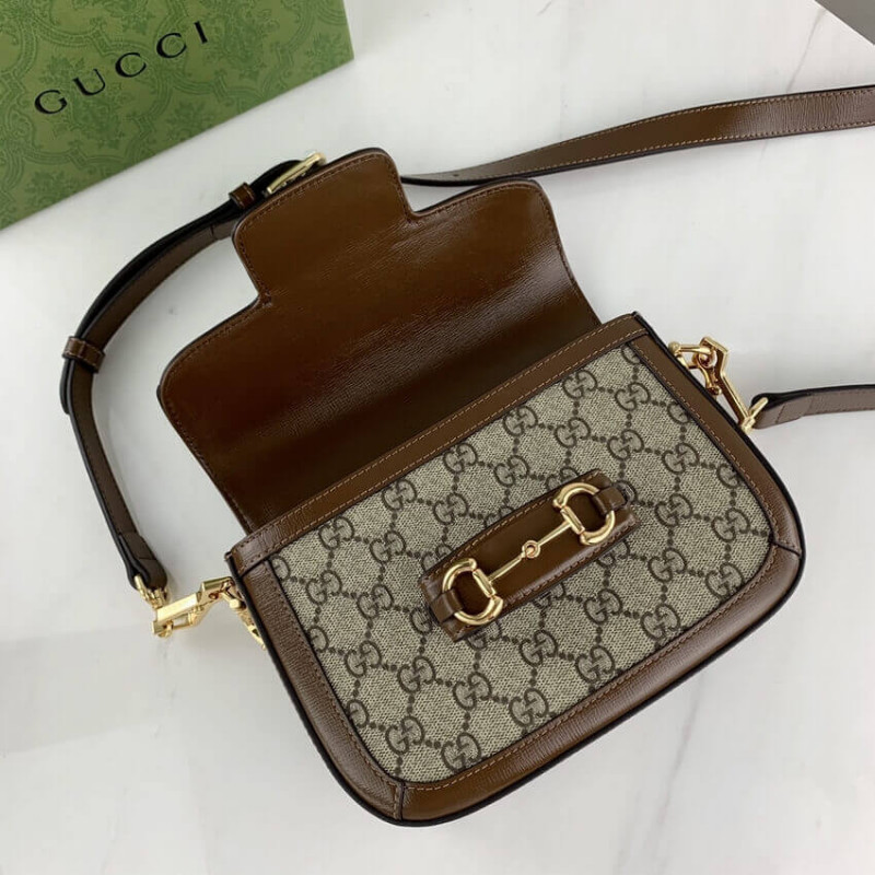Replica Gucci Horsebit 1955 Mini Bag In Gg Supreme 658574 - Image 11