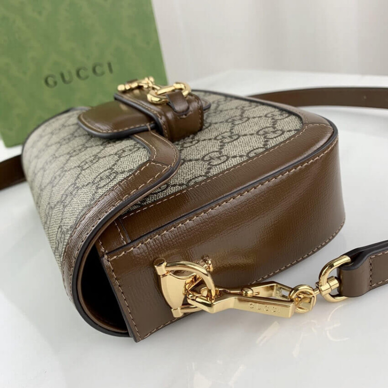 Replica Gucci Horsebit 1955 Mini Bag In Gg Supreme 658574 - Image 12