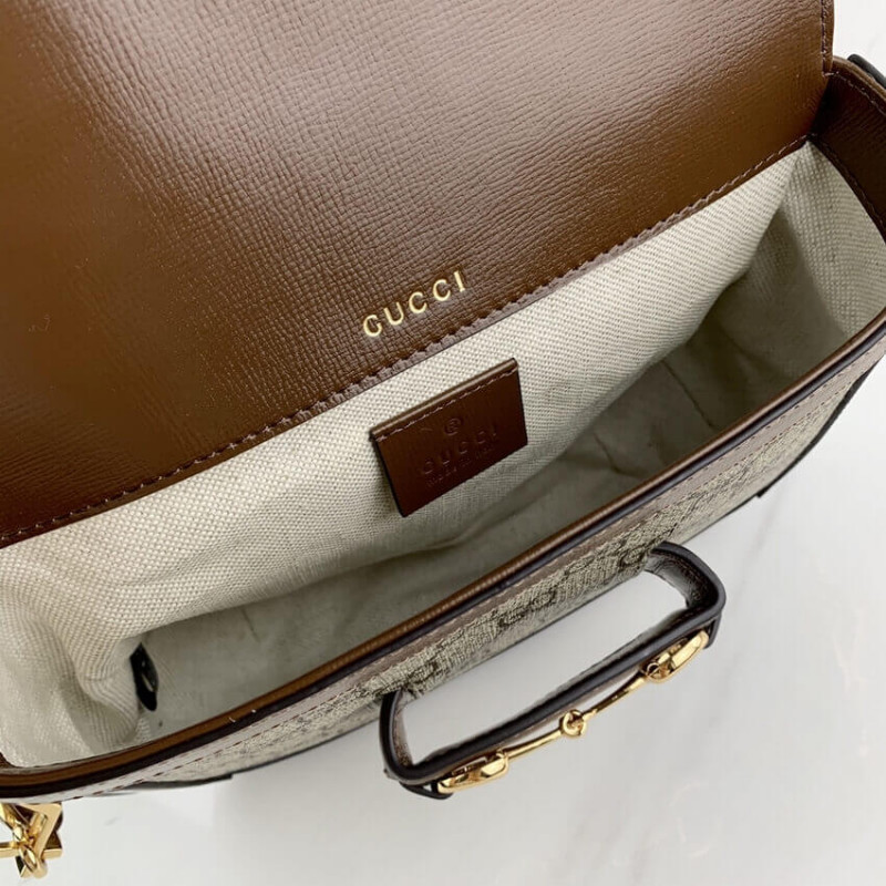 Replica Gucci Horsebit 1955 Mini Bag In Gg Supreme 658574 - Image 13