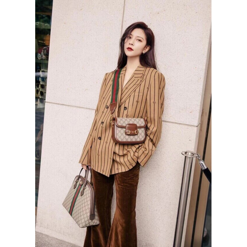 Replica Gucci Horsebit 1955 Mini Bag In Gg Supreme 658574 - Image 3