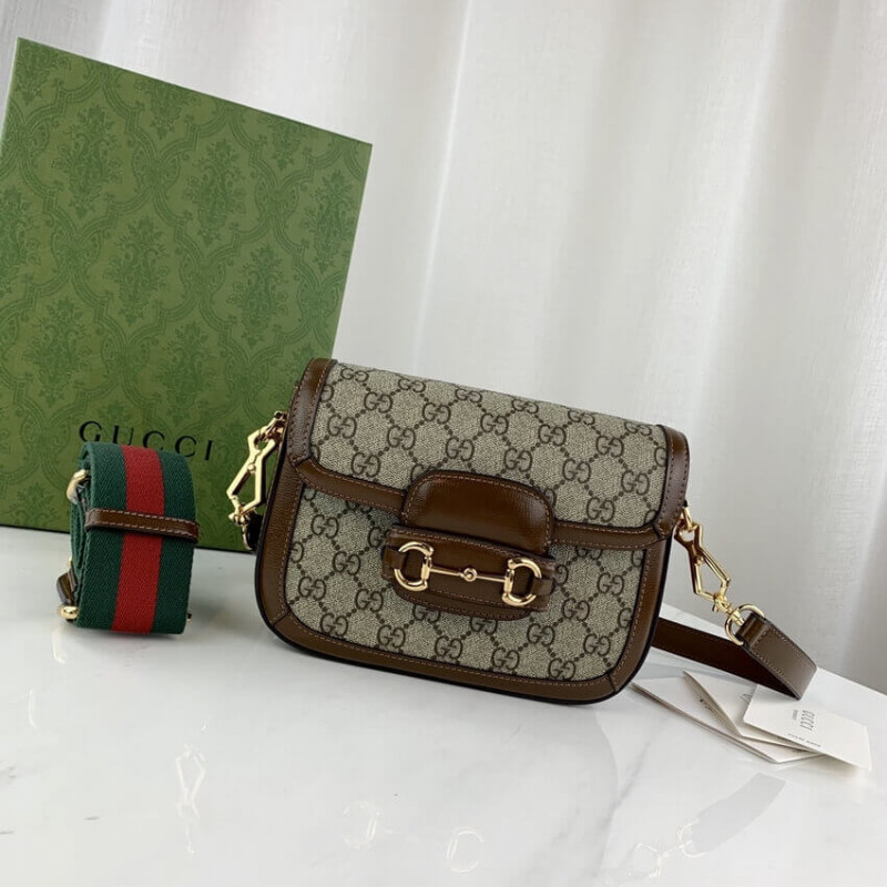 Replica Gucci Horsebit 1955 Mini Bag In Gg Supreme 658574 - Image 6