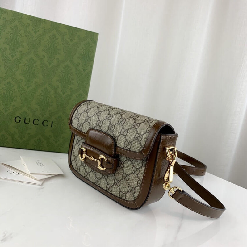 Replica Gucci Horsebit 1955 Mini Bag In Gg Supreme 658574 - Image 7