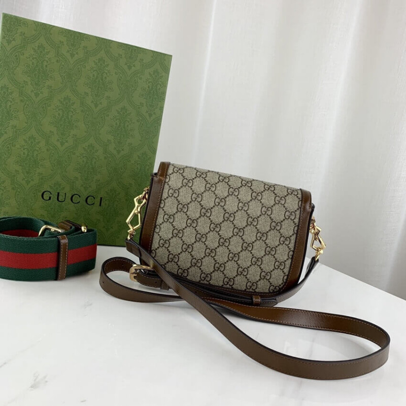 Replica Gucci Horsebit 1955 Mini Bag In Gg Supreme 658574 - Image 8