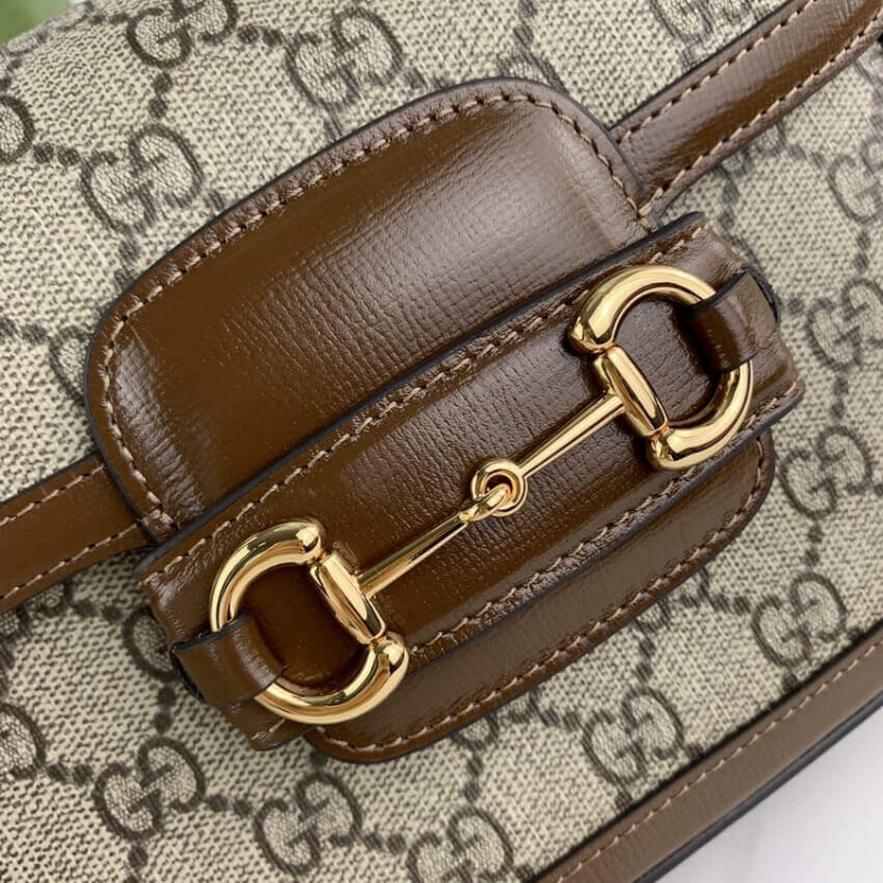 Replica Gucci Horsebit 1955 Mini Bag In Gg Supreme 658574 - Image 9