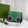 Best Replicas Bags - Gucci Horsebit 1955 Shoulder Bag With Geometric Print 602204 Top Quality Louis Vuitton LV Replica Bags On Sales