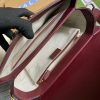 Best Replicas Bags - Gucci Horsebit 1955 Small Bag 602204 in Burgundy GG Canvas Top Quality Louis Vuitton LV Replica Bags On Sales