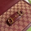 Best Replicas Bags - Gucci Horsebit 1955 Small Bag 602204 in Burgundy GG Canvas Top Quality Louis Vuitton LV Replica Bags On Sales