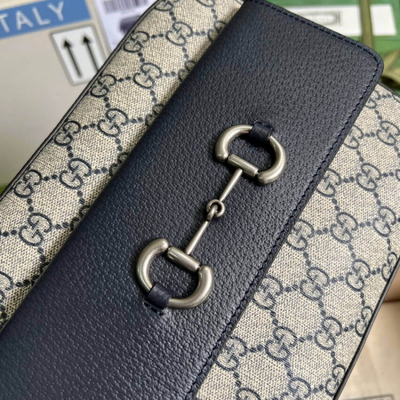 Replica Gucci Horsebit 1955 Small Bag In Blue 645454 - Image 6