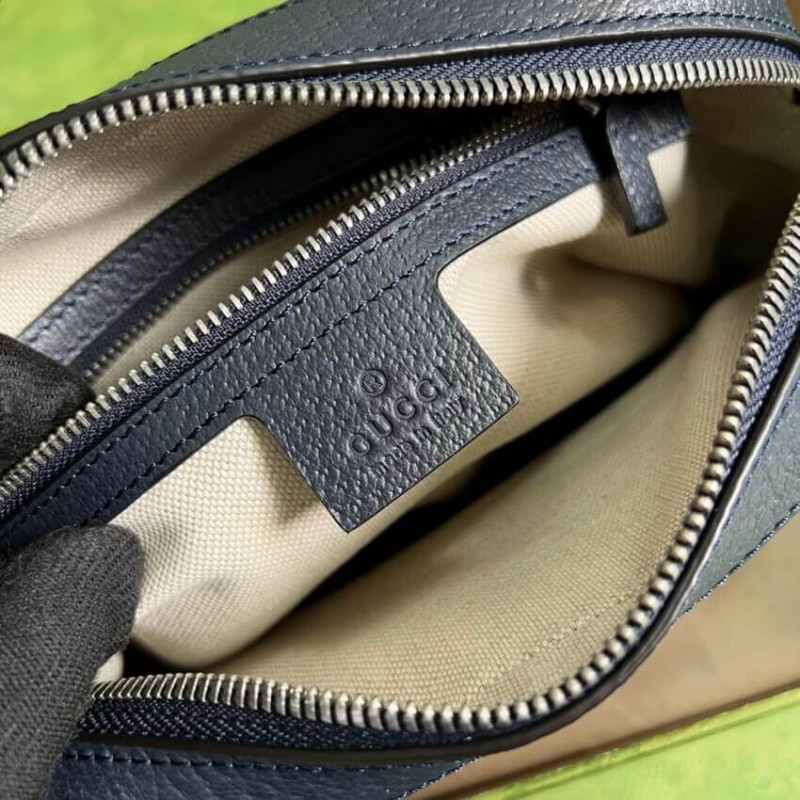 Replica Gucci Horsebit 1955 Small Bag In Blue 645454 - Image 9
