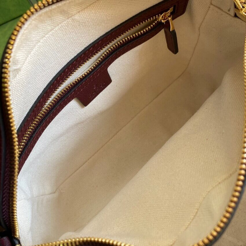 Replica Gucci Horsebit 1955 Small Bag In Burgundy 645454 - Image 10