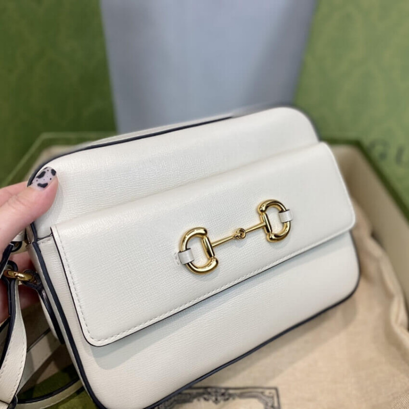 Replica Gucci Horsebit 1955 Small Leather Shoulder Bag 645454 - Image 7