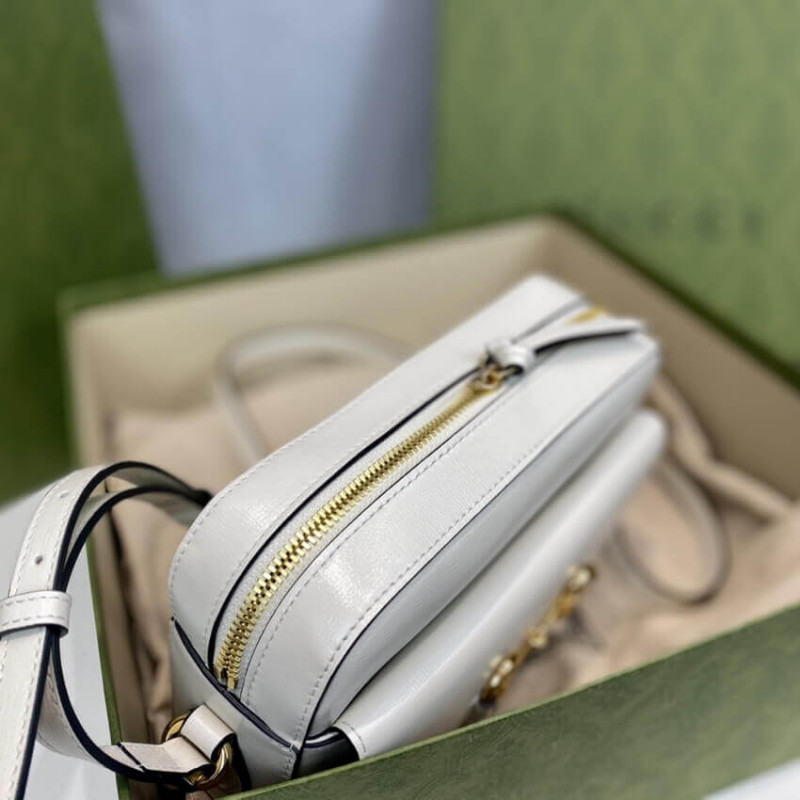 Replica Gucci Horsebit 1955 Small Leather Shoulder Bag 645454 - Image 10