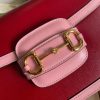 Best Replicas Bags - Gucci Horsebit 1955 Small Shoulder Bag 602204 Red and Pink Leather Top Quality Louis Vuitton LV Replica Bags On Sales