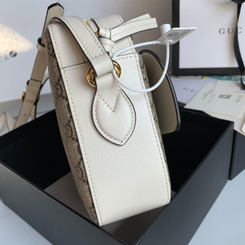 Replica Gucci Horsebit 1955 Small Shoulder Bag In Canvs 645454 - Image 4