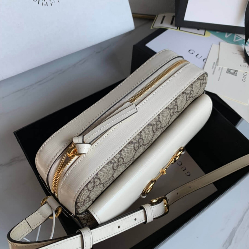 Replica Gucci Horsebit 1955 Small Shoulder Bag In Canvs 645454 - Image 7