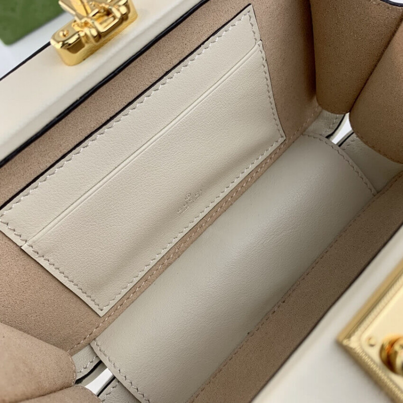 Replica Gucci Interlocking G Mini Bag In White Leather 658230 - Image 11