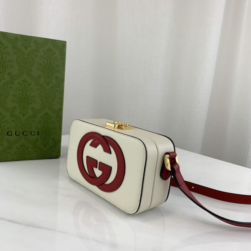 Replica Gucci Interlocking G Mini Bag In White Leather 658230 - Image 5