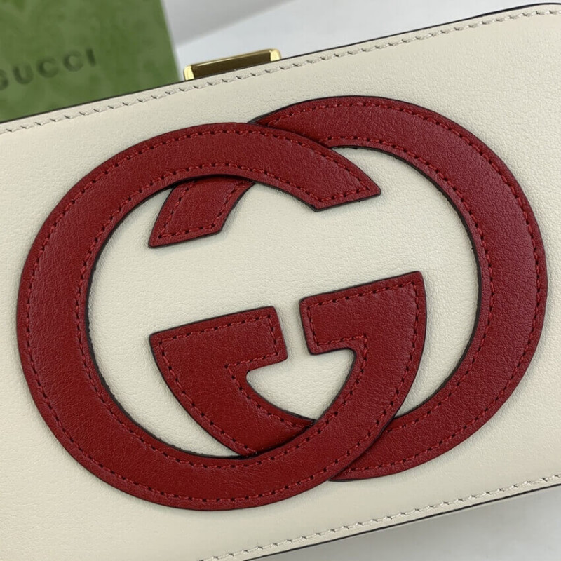 Replica Gucci Interlocking G Mini Bag In White Leather 658230 - Image 6