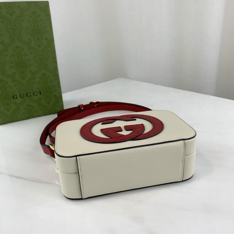Replica Gucci Interlocking G Mini Bag In White Leather 658230 - Image 7