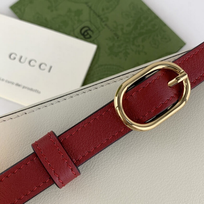 Replica Gucci Interlocking G Mini Bag In White Leather 658230 - Image 10