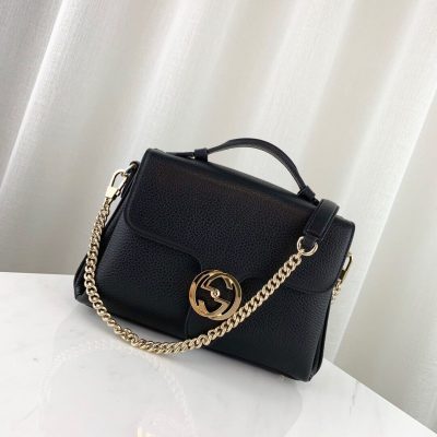 Alternative view of Replica Gucci Interlocking Gg Clasp Convertible Bag 510302