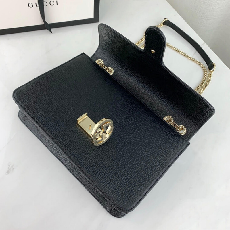 Replica Gucci Interlocking Gg Leather Crossbody Bag 28Cm 510303 - Image 6