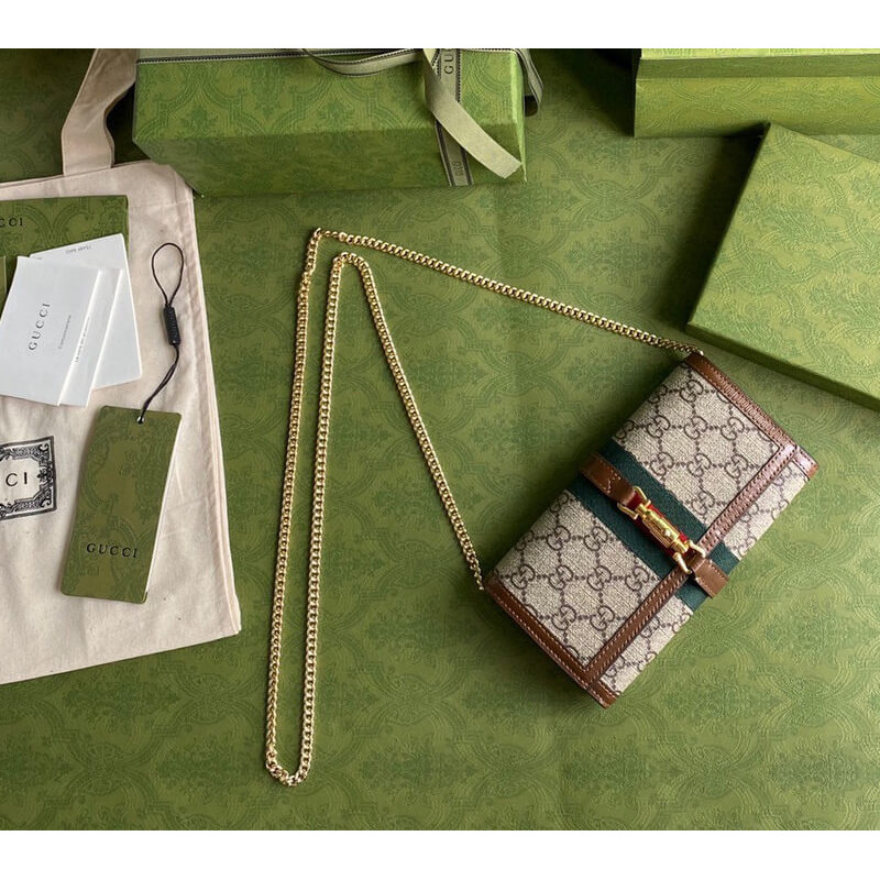 Replica Gucci Jackie 1961 Chain Wallet 652681 - Image 10