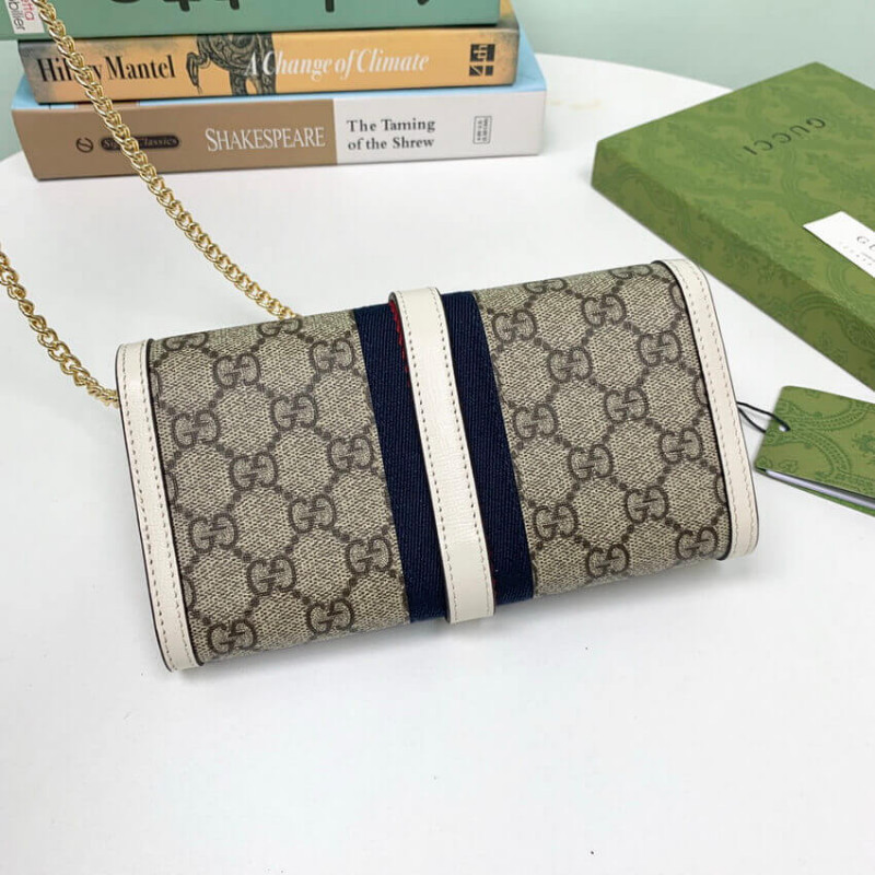 Replica Gucci Jackie 1961 Chain Wallet 652681 White - Image 3