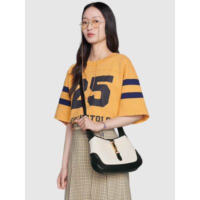 Alternative view of Replica Gucci Jackie 1961 Leather Small Shoulder Bag 636706