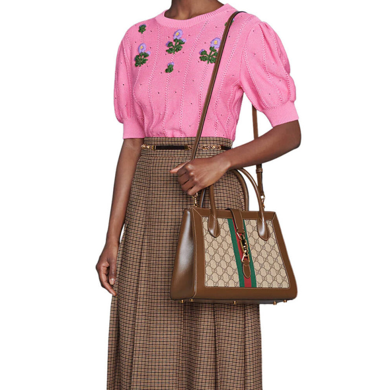 Replica Gucci Jackie 1961 Medium Tote Bag 649016 Gg Supreme - Image 3